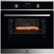 Electrolux Духовой шкаф электрический, 65л, A+, дисплей, конвекция, пиролиз, телескопические направляющие, черный EOF6P76BX