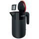 Електрочайник Bosch 1.7л, пластик, чорний (374962) TWK2M163