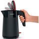 Електрочайник Bosch 1.7л, пластик, чорний (374962) TWK2M163