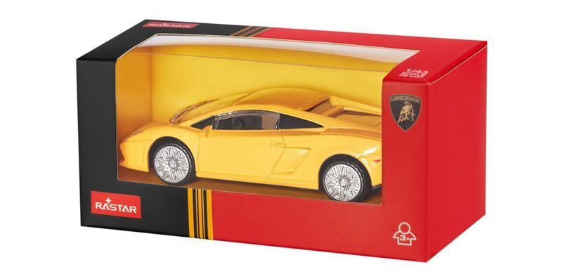 Машинка Rastar Lambroghini Gallardo LP560-4 1:40 Желтый ibs_4540121 фото