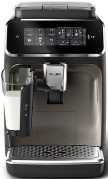 Philips Кавомашина Philips Series 3300 1.8л, зерно + мелена, автомат.капучинатор, дисплей, авторецептів - 6, чорний (374308) EP3347/90 фото