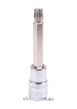 Головка торцева YATO квадрат 1/2 "TORX" подовжена Т50, L= 100 мм