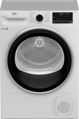 Beko Сушильна машина тепловий насос, 8кг, A+++, 60см, дисплей, білий (364001) B5T68243 фото