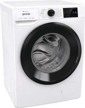 Gorenje Стиральная машина фронтальная, 8кг, 1400, A+++, 55см, дисплей, инвертор, пар, Wi-Fi, белый WPNEI84A1SWIFI фото