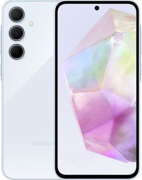 Samsung Смартфон Galaxy A35 5G (A356) 6.6" 6/128ГБ, 2SIM, 5000мА&bull;ч, голубой ледяной SM-A356BLBBEUC фото