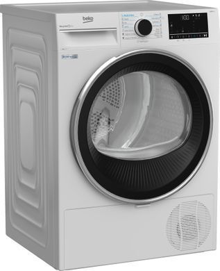 Beko Сушильна машина тепловий насос, 8кг, A+++, 60см, дисплей, білий (364001) B5T68243 фото