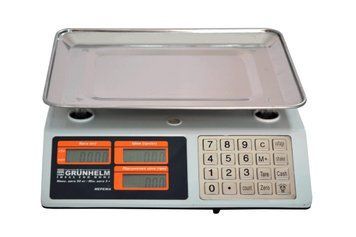 Весы торговые - GSC-053 (макс-50кг) (GRUNHELM) 89533 фото
