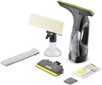 Пилосос Karcher віконний WV 5 Plus, вода -0.1л, автон. робота до 35хв, вага-0.7кг, чорний (388286)