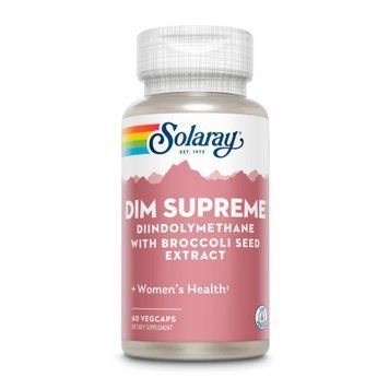 DIM Supreme 100mg - 60 vcaps Solaray / ДОМ Суприм (Дининдолилметан)