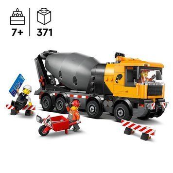 Конструктор LEGO City Бетоносмеситель 371 Деталь (60478)