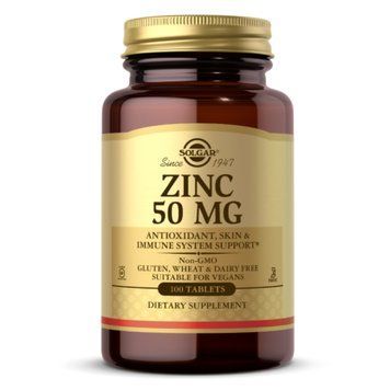 Zinc 50mg - 100 tabs Solgar