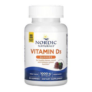 Vitamin D3 - 60 gummies Nordic Naturals