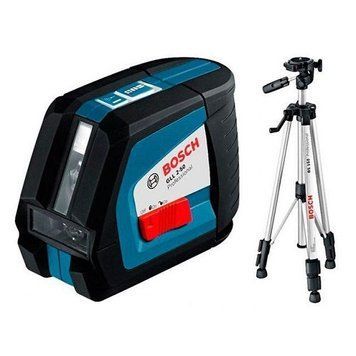 Нивелир лазерный линейный Bosch GLL 2-50 + Штатив BS 150 0601063105