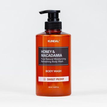 Гель для душу "Солодка Півонія" Kundal Honey & Macadamia Body Wash Sweet Peony 500ml