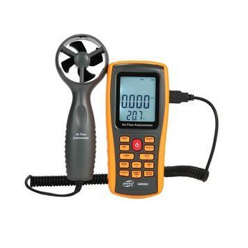 Анемометр-термометр USB 0,3-45 м/с, 0-45 &deg;C BENETECH GM8902