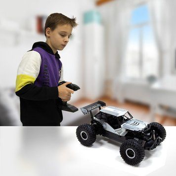 Автомобіль OFF-ROAD CRAWLER з р/к - SPEED KING (сірий, метал. корпус, акум. 6V, 1:14)