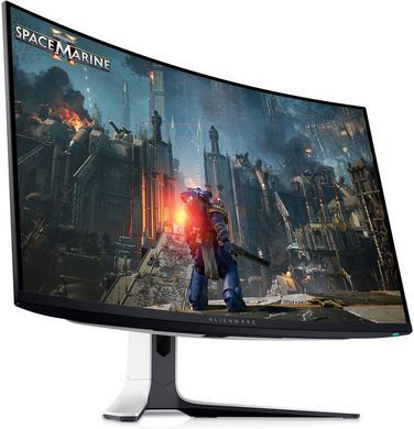 Dell Монітор 31.6" AW3225QF 2xHDMI, DP, USB, QD-OLED, 3840x2160, 240Hz, 0.03ms, DCI-P3 99%, CURVED, G-SYNC, FreeSync, Pivot, HDR TrueBlack 400 (379224) 210-BLLV фото