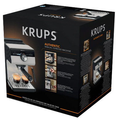 Кавоварка еспресо Krups XP381810 OPIO GREY (7076116) XP381B10 фото