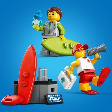 Конструктор LEGO City Пляжный спасательный грузовик 214 деталей (60453)