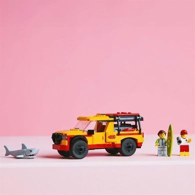 Конструктор LEGO City Пляжный спасательный грузовик 214 деталей (60453)