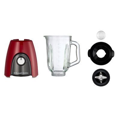 Russell Hobbs Блендер стаціонарний Desire Red, 650Вт, чаша-1500мл, червоний (382681) 27120-56 фото
