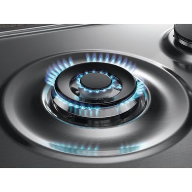 Electrolux Варильна поверхня газова, 60см, чавун, нерж (375862) EGS6436SX фото