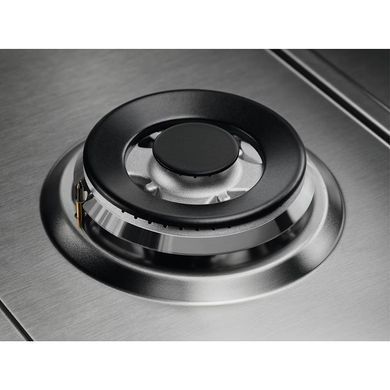 Electrolux Варильна поверхня газова, 60см, чавун, нерж (375862) EGS6436SX фото