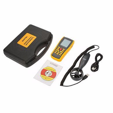 Анемометр-термометр USB 0,3-45м/с, 0-45&deg;C BENETECH GM8902