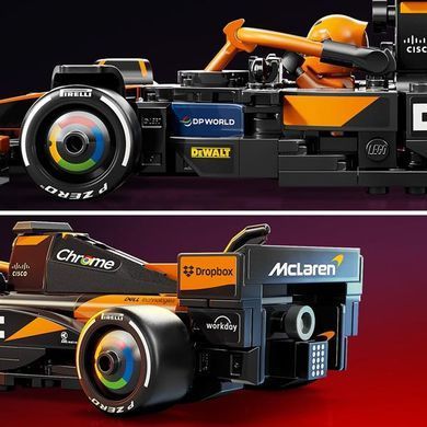 Конструктор LEGO Speed Champions Гоночный автомобиль McLaren F1 Team MCL38, 269 деталей (77251)