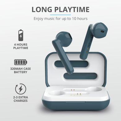 Навушники Trust Primo Touch True Wireless Mic Blue (327795) 23780_TRUST фото