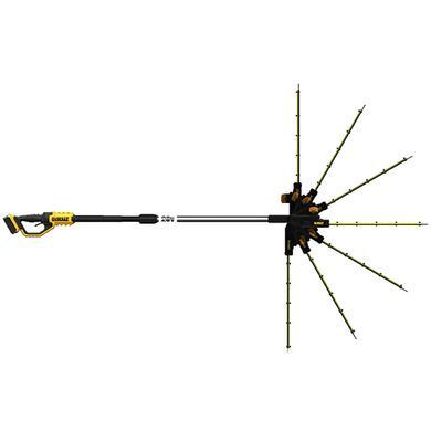 Кущоріз акумуляторний безщітковий зі штангою DeWALT DCMPH566N DCMPH566N фото