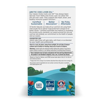 Arctic Cod Liver Oil - 90 softgels Nordic Naturals