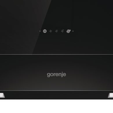 Витяжка Gorenje похила, 60см, 650м.куб/год, чорний WHI6SYB фото