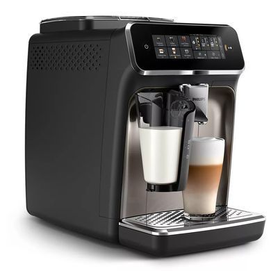 Кофемашина Philips Series 3300 1.8л, зерно+молотая, автомат.капучинатор, дисплей, авторецептов - 6, черный (374308) EP3347/90 фото