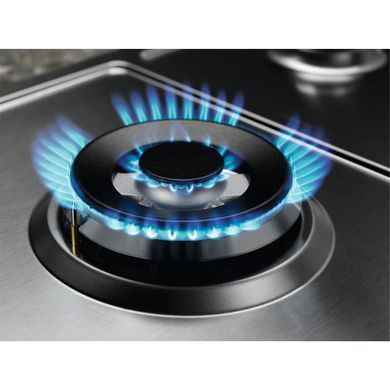 Electrolux Варильна поверхня газова, 60см, чавун, нерж (375862) EGS6436SX фото