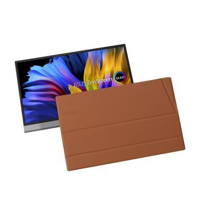 ASUS Монітор портативний 13.3" ZenScreen MQ13AH mHDMI, 2xUSB-C, OLED, 1ms, DCI-P3 100%, HDR10, Cover (359957) 90LM07EV-B01170 фото