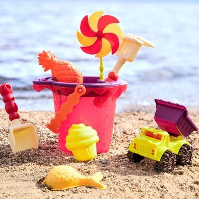 Набір для гри з піском і водою - ВІДЕРЦЕ МАНГО (9 предметів) BX1331Z фото