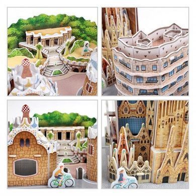 3D пазл CubicFun City Line Барселона (MC256h) dt_22919 фото