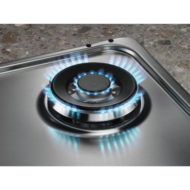 Electrolux Варильна поверхня газова, 60см, чавун, нерж (375862) EGS6436SX фото