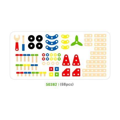Деревянный конструктор Viga Toys 68 эл. (50382) dt_79185 фото
