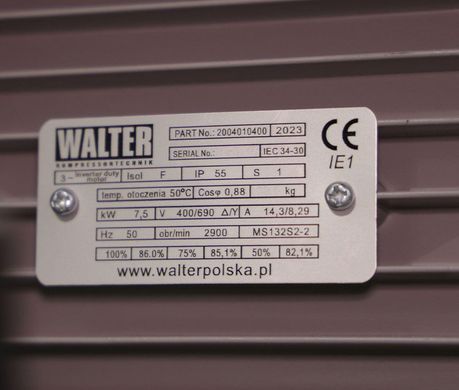 Компрессор поршневой WALTER GK 1400-7,5/500 P GK 1400-7,5/500 P фото
