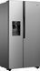 Gorenje Холодильник SBS, 179x68x91см, 2 дв., Х- 368л, М- 167л, A++, NF Plus, Інвертор, диспенсер, Дисплей, сірий (366722) NRS9EVX1