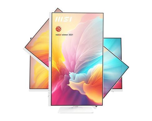 MSI Монітор 27" Modern MD2712PW HDMI, USB-C, IPS, 100Hz, 1ms, sRGB 117%, AdaptiveSync, Pivot, білий (383003) 9S6-3PA49H-222 фото