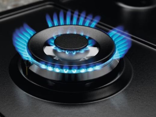 Electrolux Варильна поверхня газова, 60см, чавун, чорний матовий (365440) KGS6436RK фото