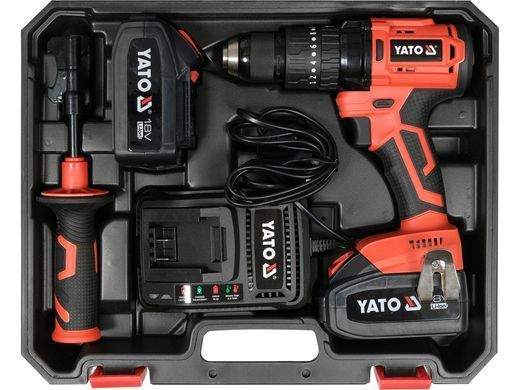 Шуруповерт-дриль безщітков. акумул. Li-Ion YATO YT-82791 YT-82791 фото