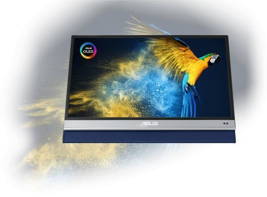 ASUS Монітор портативний 13.3" ZenScreen MQ13AH mHDMI, 2xUSB-C, OLED, 1ms, DCI-P3 100%, HDR10, Cover (359957) 90LM07EV-B01170 фото