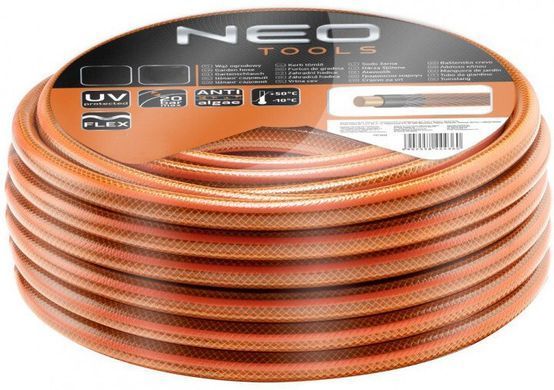 Neo Tools Шланг садовый Economic, 1/2", 20м, 4 слоя, до 20 Бар, -10&hellip;+50&deg;C 15-800 фото