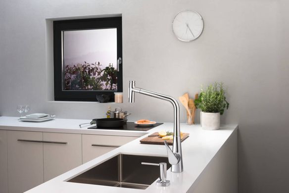 Дозатор для мийних засобів Hansgrohe A71, 500мл, чорний матовий (352144)