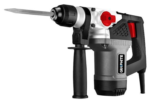 Перфоратор SDS+ GRAPHITE 58G860, 900 Вт, 4 Дж, 3 режима, кейс 58G860 фото