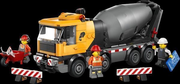 Конструктор LEGO City Бетонозмішувач 371 Деталь (60478)